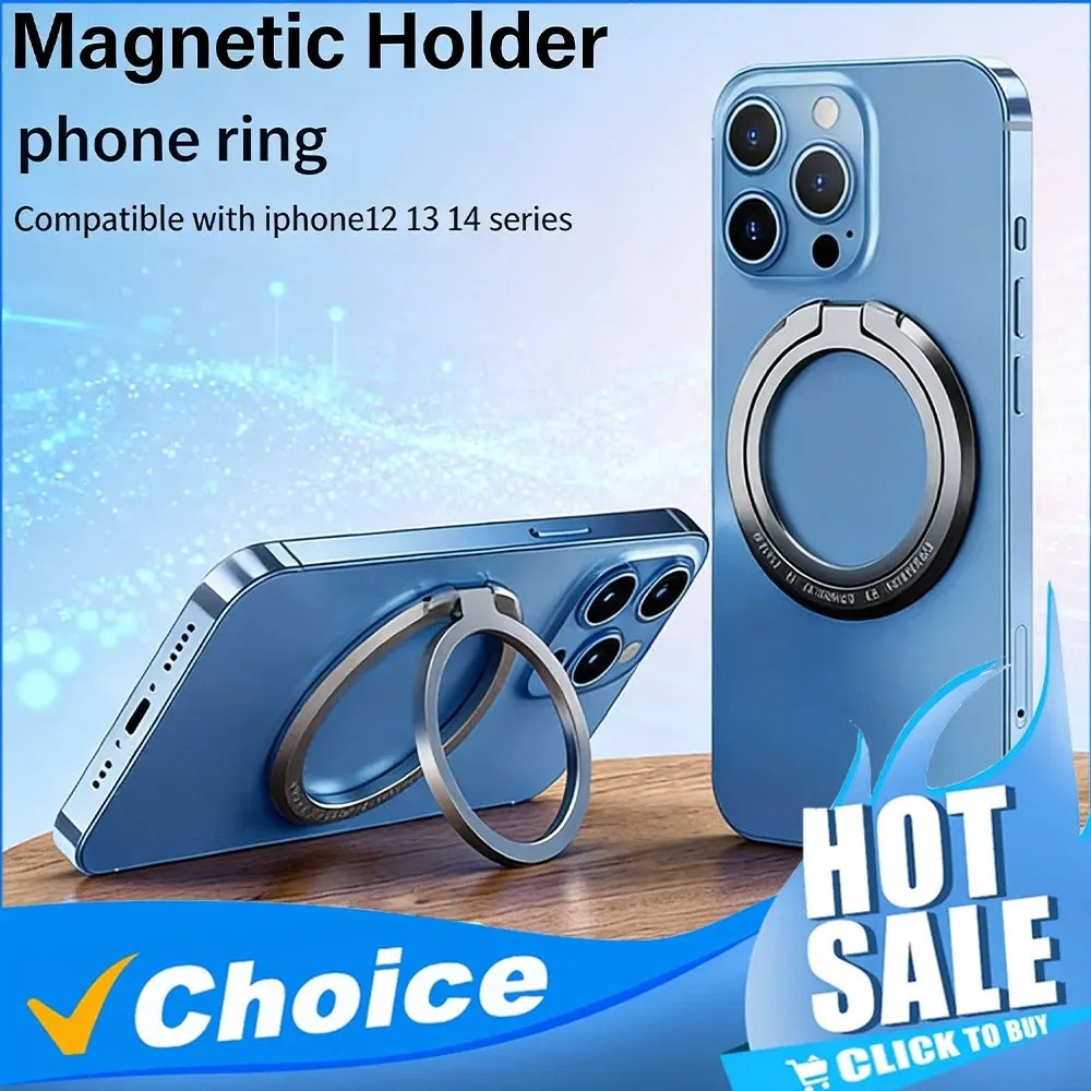 Mobile Tech Accessories - Manyetik Telefon Parmak Halkası Tutucu Ayarlanabilir