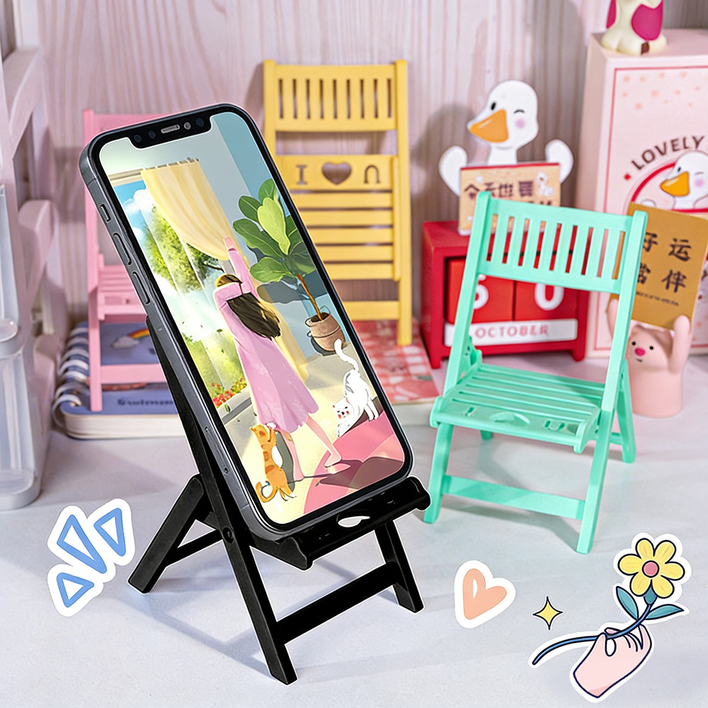 Mini Katlanır Sandalye Telefon - Kawaii Tech Accessories incelemesi ve fiyatı